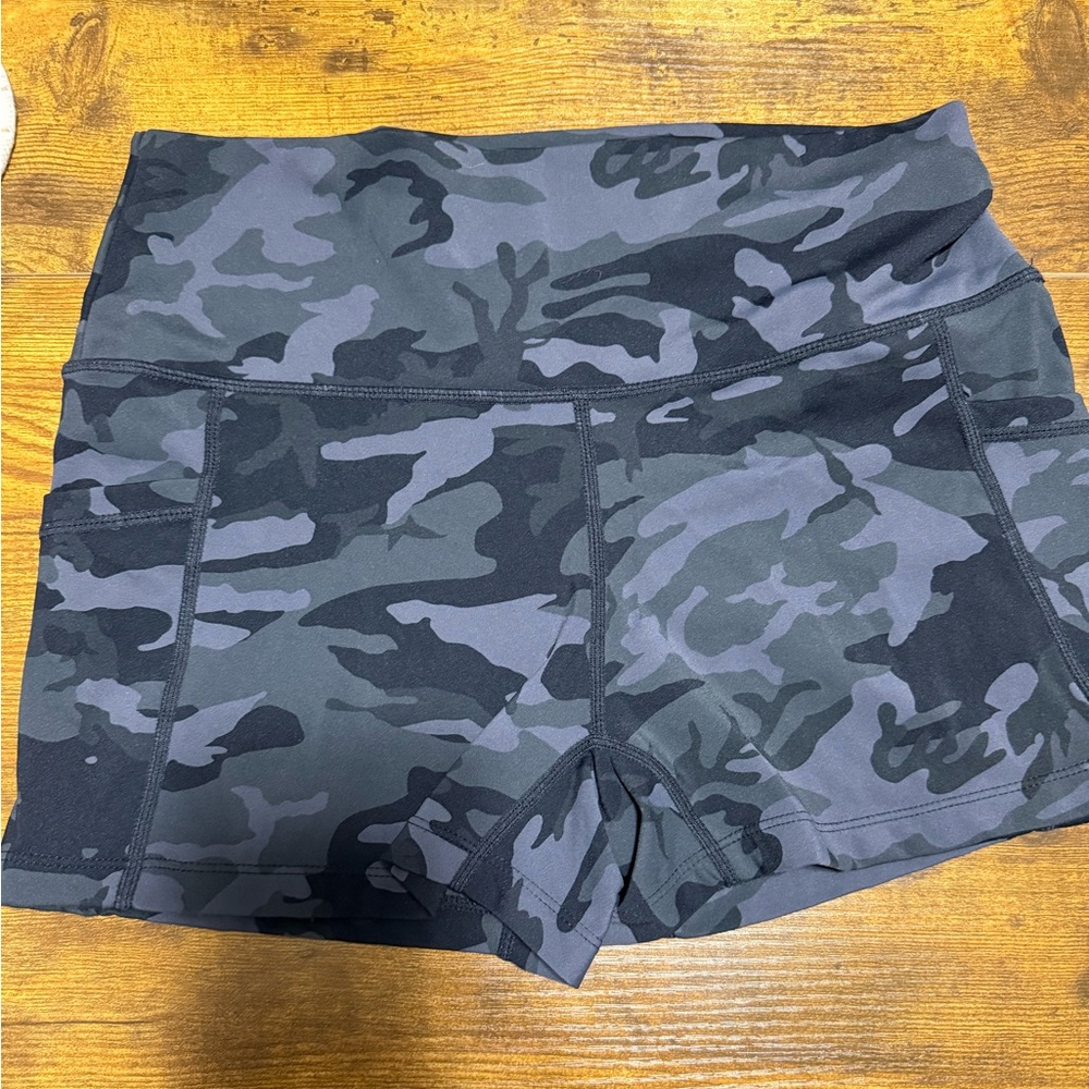 Constantly Varied Gear Gray Camo Women's Athletic Shorts